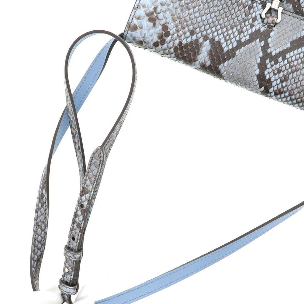 Gucci Python Shoulder Bag Blue - image 5